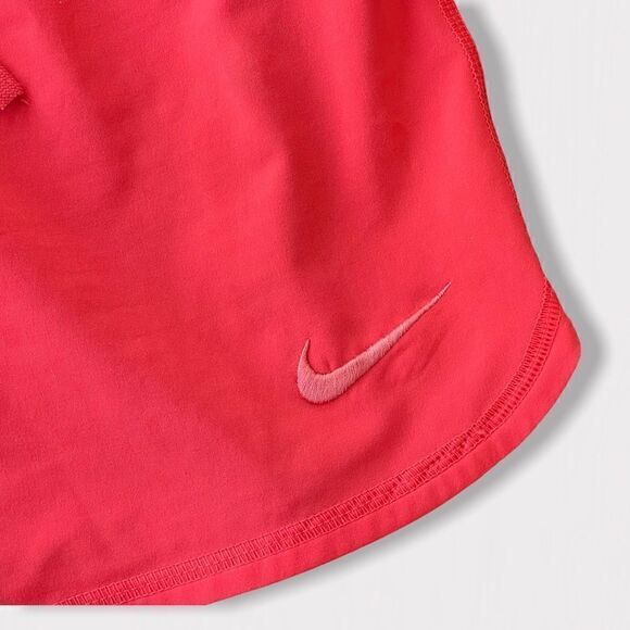 Nike Dri Fit Phantom Dual Running Shorts Fold Over Waist Orange Sz S - Picture 6 of 12